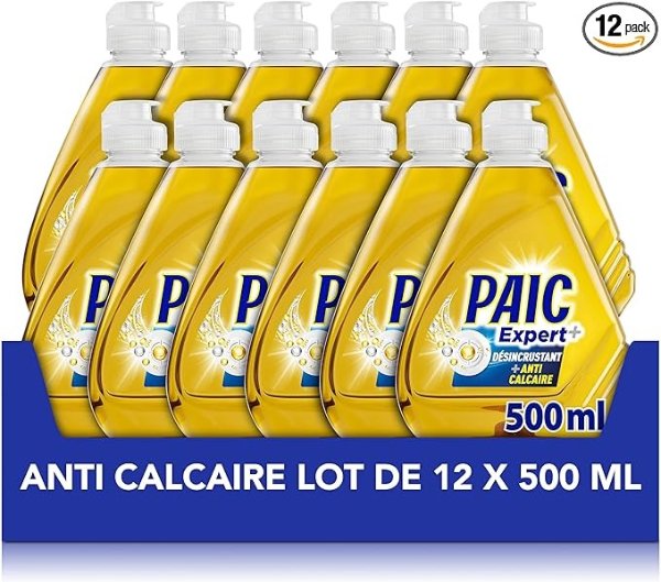 PAIC 防水垢洗洁精 500ml*12瓶