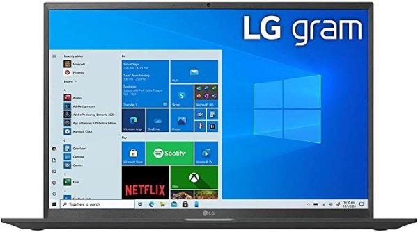 gram Ultra-Lightweight Laptop (17Z90P-G.AA75A) 17" WQXGA IPS Display, i7-1165G7 (2.8 Ghz), 16GB RAM, 512GB SSD, WIN 10 Home, 2 x 2.0W Speaker, Up to 19.5hrs Battery Life.