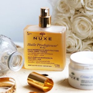 Nuxe 100%纯天然护肤品 神奇护理油、鲜奶霜超值收