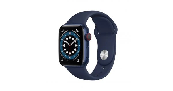 Watch Series 6 (Blue Aluminium, 40mm, Deep Navy Sport Band, GPS Only) | Smart Watches |