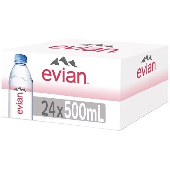 Evian 依云矿泉水 500ml x Pk 24
