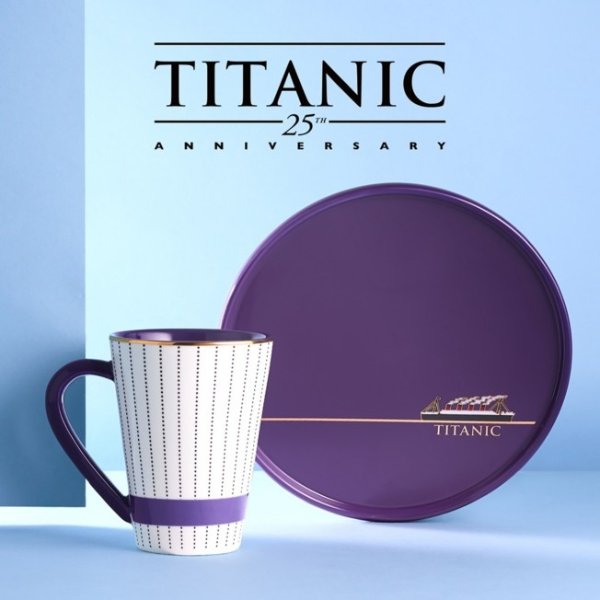 泰坦尼克号 25周年纪念杯碟