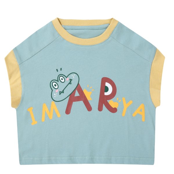 夏季T恤– imarya青蛙–薄荷