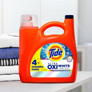 💥史低价💥：Tide Plus Ultra OXI White 洗衣液 超强去污 3.9L