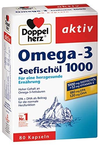 德国Doppelherz双心深海鱼油胶囊 增强体质和免疫力
