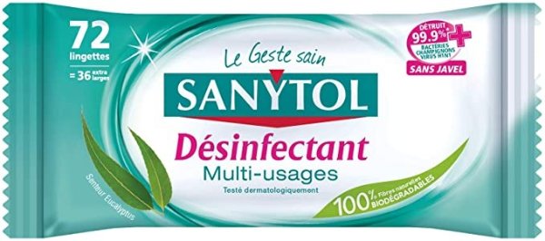 Sanytol 消毒湿巾*72张