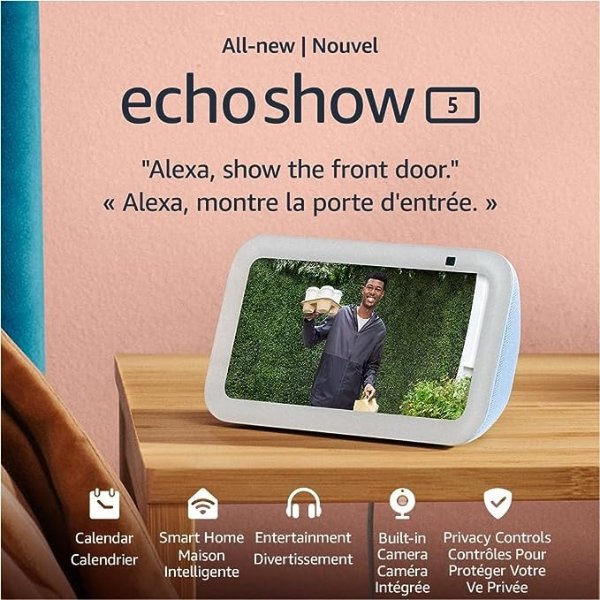Echo Show 5 (第三代, 2023新款) | 云朵蓝