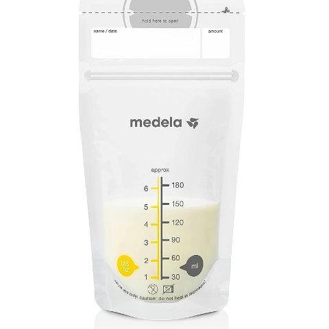 Medela 即用型母乳储存袋100 个 自立式省空间 卫生密封