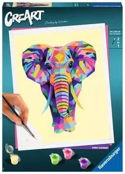 大象 – 数字绘画套件