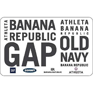 Gap、Banana Republic、Old Navy、Boston Pizza电子礼卡