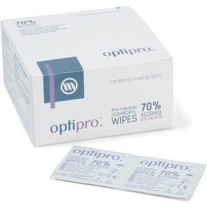 OptiPro 70%酒精棉片 可以给皮肤消毒 小小一片超便携