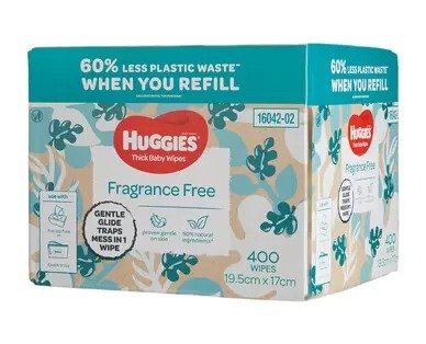 Huggies 宝宝湿巾 400pk