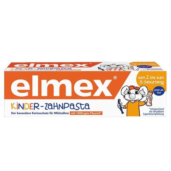 Elmex 儿童牙膏 2-6岁 预防龋齿