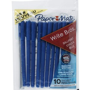 🥬白菜价🥬：Paper Mate 1.0mm M尖 圆珠笔 10支 每支不到$0.1