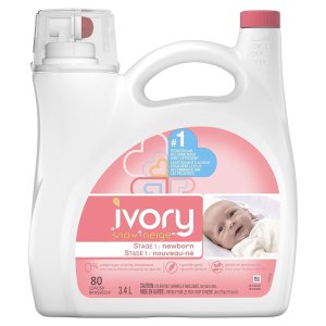 💥史低价💥：Ivory 一段新生儿专用 无香低敏洗衣液 3.1升