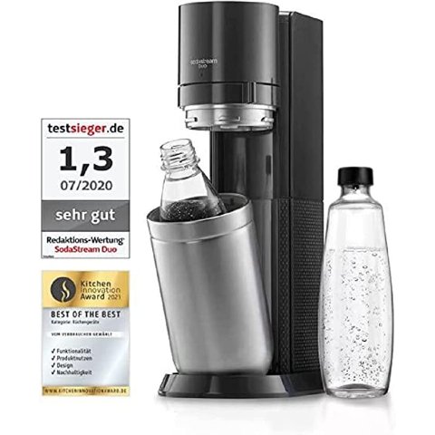 居家气泡水自由健康又清爽各种口味汽水自己做SodaStream€69收超值套装