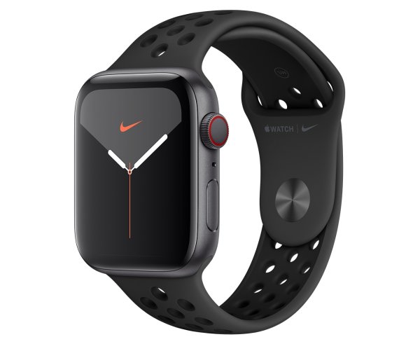 Watch Nike Series 5 (GPS + Cellular), 44mm Space Grey Aluminium Case w/ Anthracite/Black Nike Sport Band