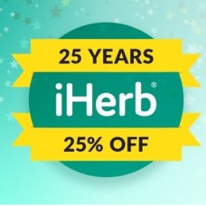 超后一天：iHerb 25周年庆 有机食品、Swisse营养保健 无门槛限制