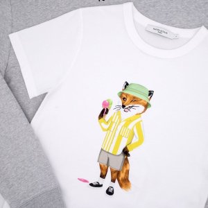 Maison Kitsuné 小狐狸万岁 夏天T恤少不了它？封面同款$122