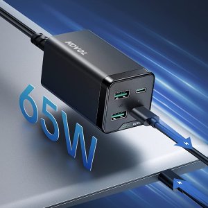 史低价：KOVOL 65W 4口 快速USB充电器 多重保护