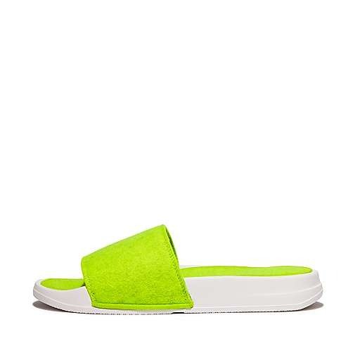 荧光绿拖鞋