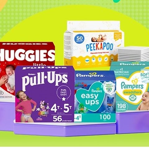 满$150享8.5折，快来囤货啦!Amazon 母婴用品 - 湿纸巾、纸尿裤、防臭尿布桶$46.72