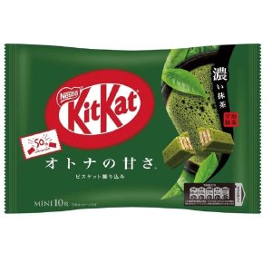 抹茶脑袋狂喜💚ochama 抹茶味零食专场 Kitkat威化饼干€4.79