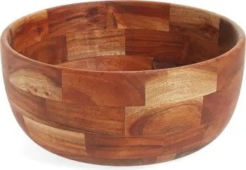 暖棕色木纹碗