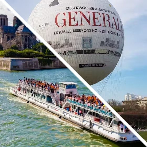 Generali热气球+塞纳河游船