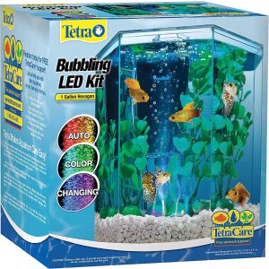 史低价：Tetra 鱼缸/水族箱套装 带LED灯+水过滤件