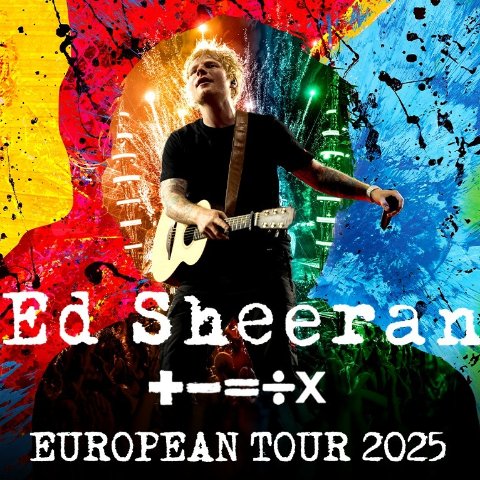 德国8场€90起！Ed Sheeran 2025🎸 欧洲巡演燃爆了 斯图/杜塞/汉堡