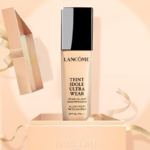 超后一天：Lancome 明星彩妆 持妆粉底 打造质感丝缎妆效