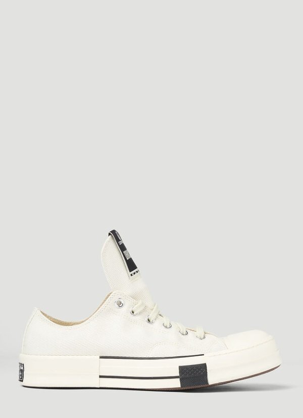 RICK OWENS X CONVERSE 白色低帮