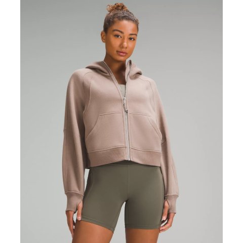 lululemonScuba 全拉链 陶土色