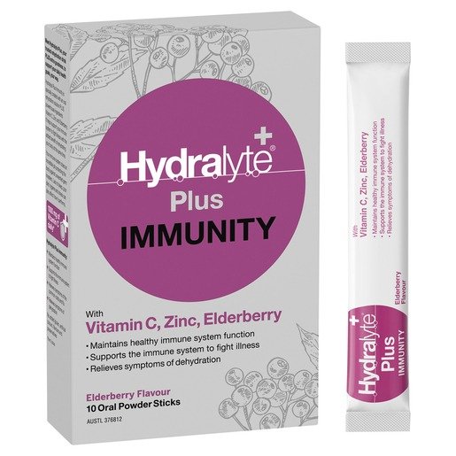 Hydralyte plus 免疫力补充剂 10 Pack