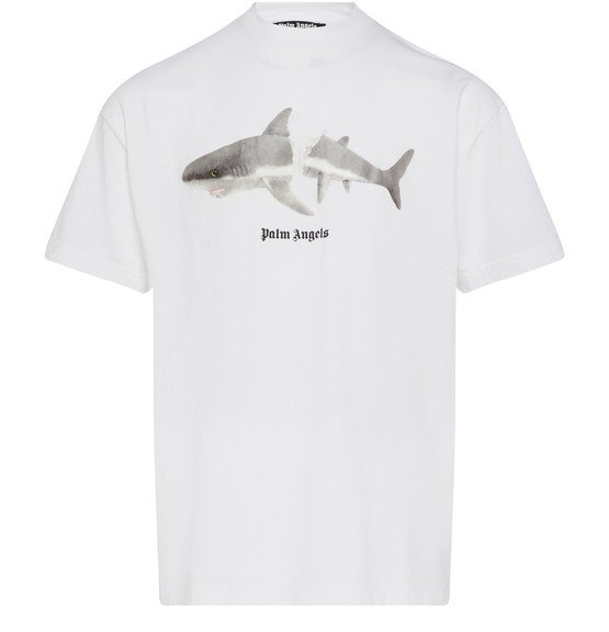 白色断头鲨鱼T恤