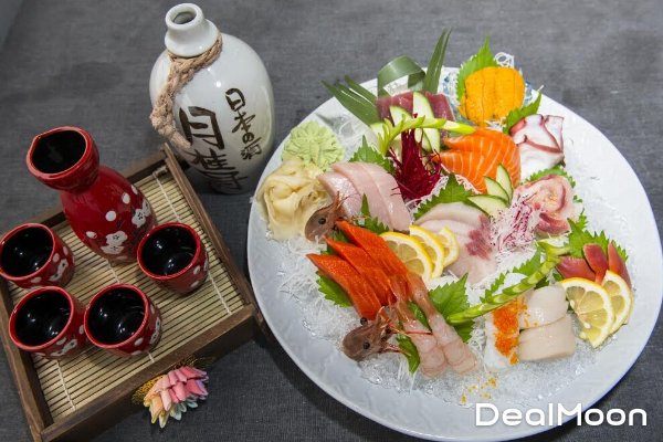 おさしみ 桥寿司(White Rock) 刺身拼盘、龙虾拼盘精致日本料理，还有