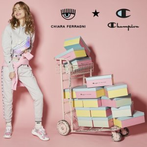 Chiara Ferragni x Champion 联名款 夏日冰淇淋色运动装