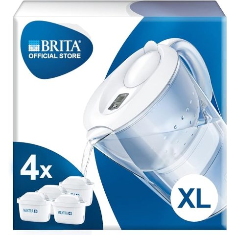 BRITA Marella XL 滤水壶 3.5L+滤芯4个