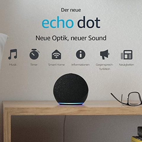 Echo Dot 第4代智能音箱 黑色