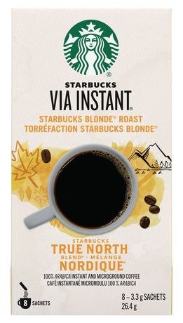 Starbucks®速溶咖啡 True North 8包