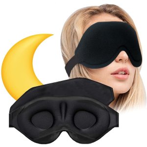闪购：zizwe 睡眠眼罩 立体3D贴合眼眶+记忆海绵舒适不压眼