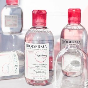 Bioderma 贝德玛舒颜洁肤液卸妆水500ml 不含香料 温和卸妆