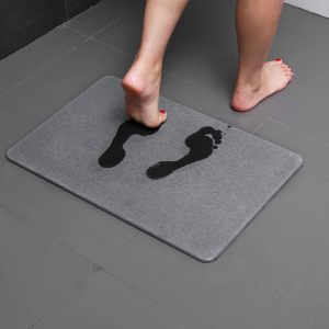 Itoda 硅藻吸水脚垫 45 x 35 cm 速干防滑 浴室厨房适用