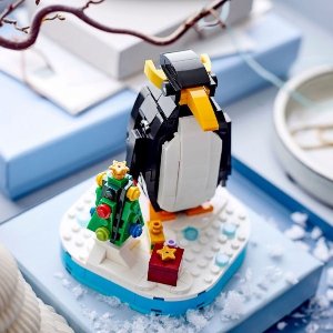 新品预告：LEGO乐高 冬季圣诞组合 北极熊&礼物Box、圣诞企鹅