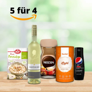 Amazon 食品酒饮 买5付4 收零食、亚洲调味料、各种风味面食