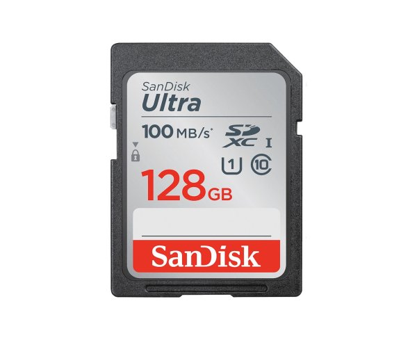 128GB SD Card SDXC Ultra Class 10 100MB/s