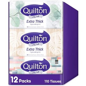 Quilton单盒$1.78面巾纸 12盒