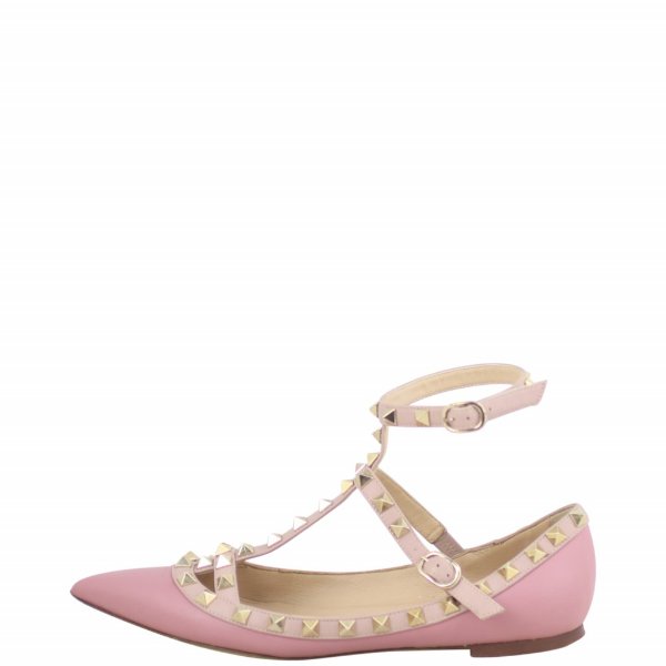 Rockstud Cage Ballet Flats