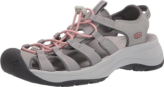 灰粉色凉鞋
